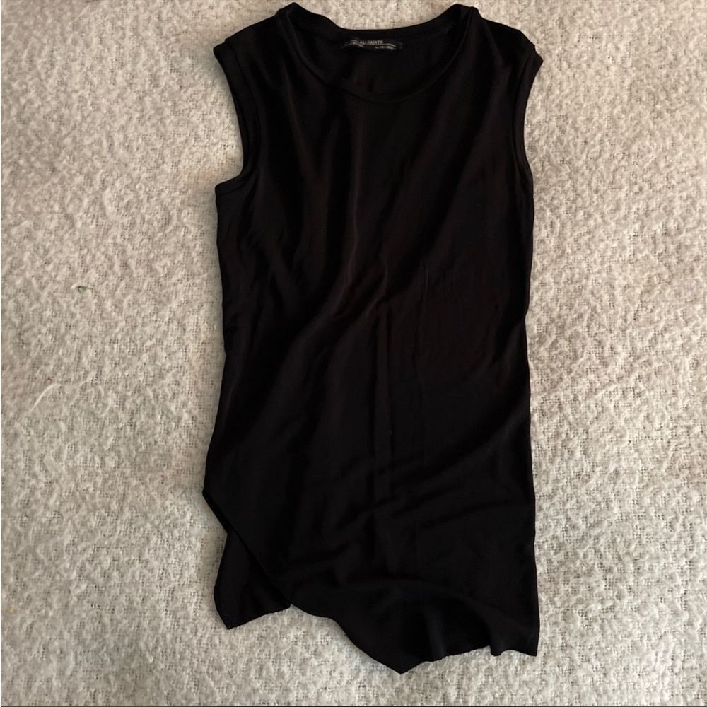 All saints‎ black blouse 2